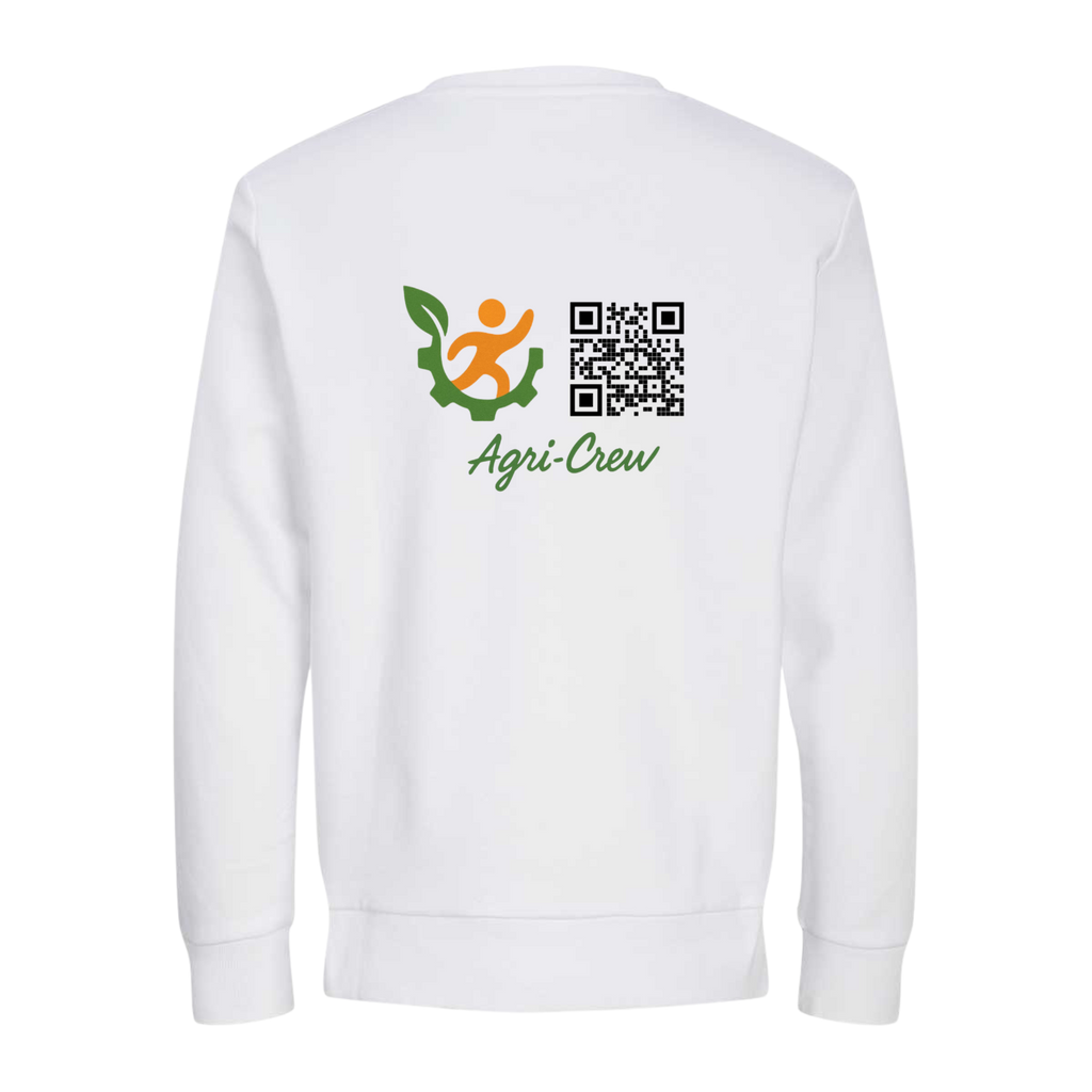 Agri Crew Sweatshirt "Original" mit Backprint QR+Logo