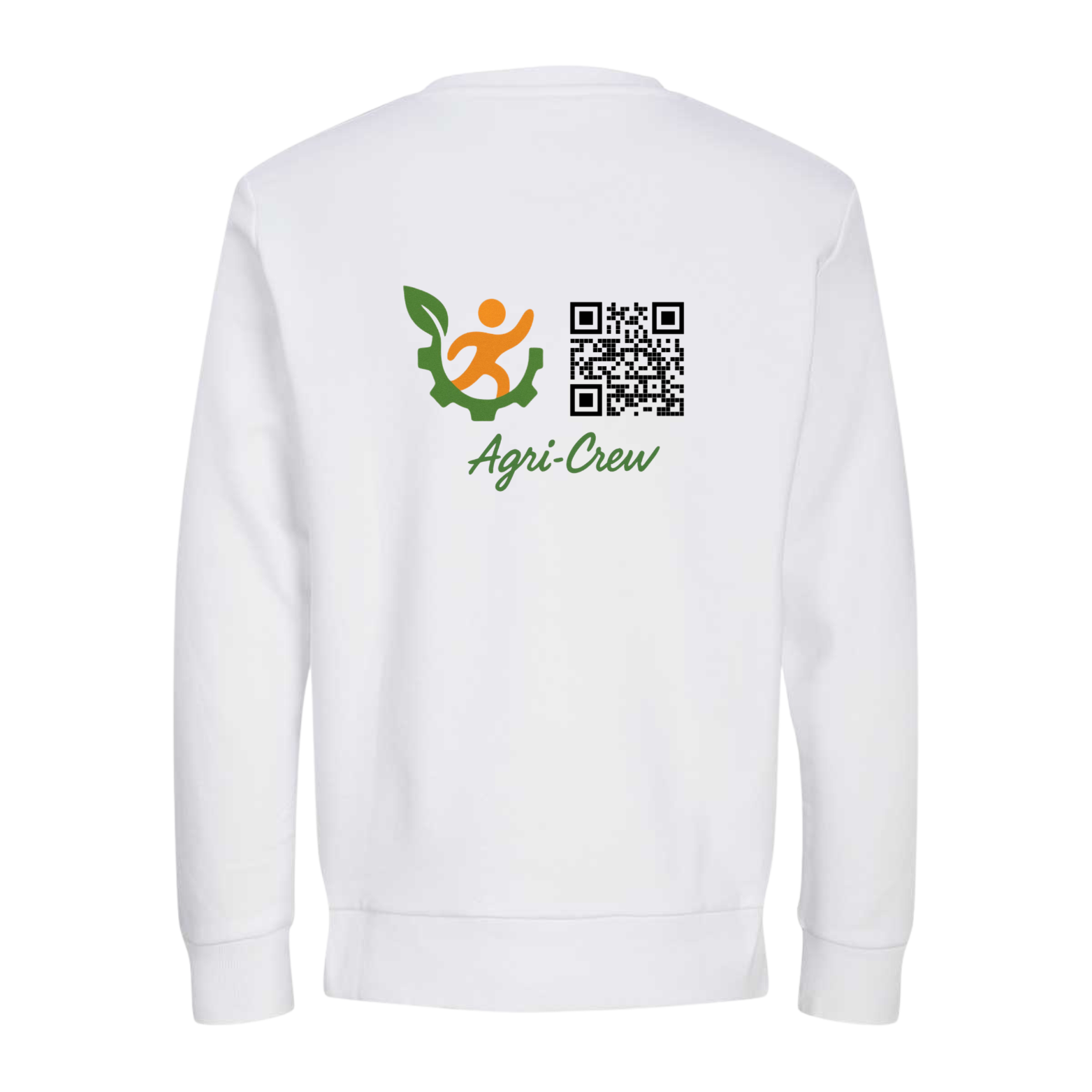 Agri Crew Sweatshirt "Original" mit Backprint QR+Logo