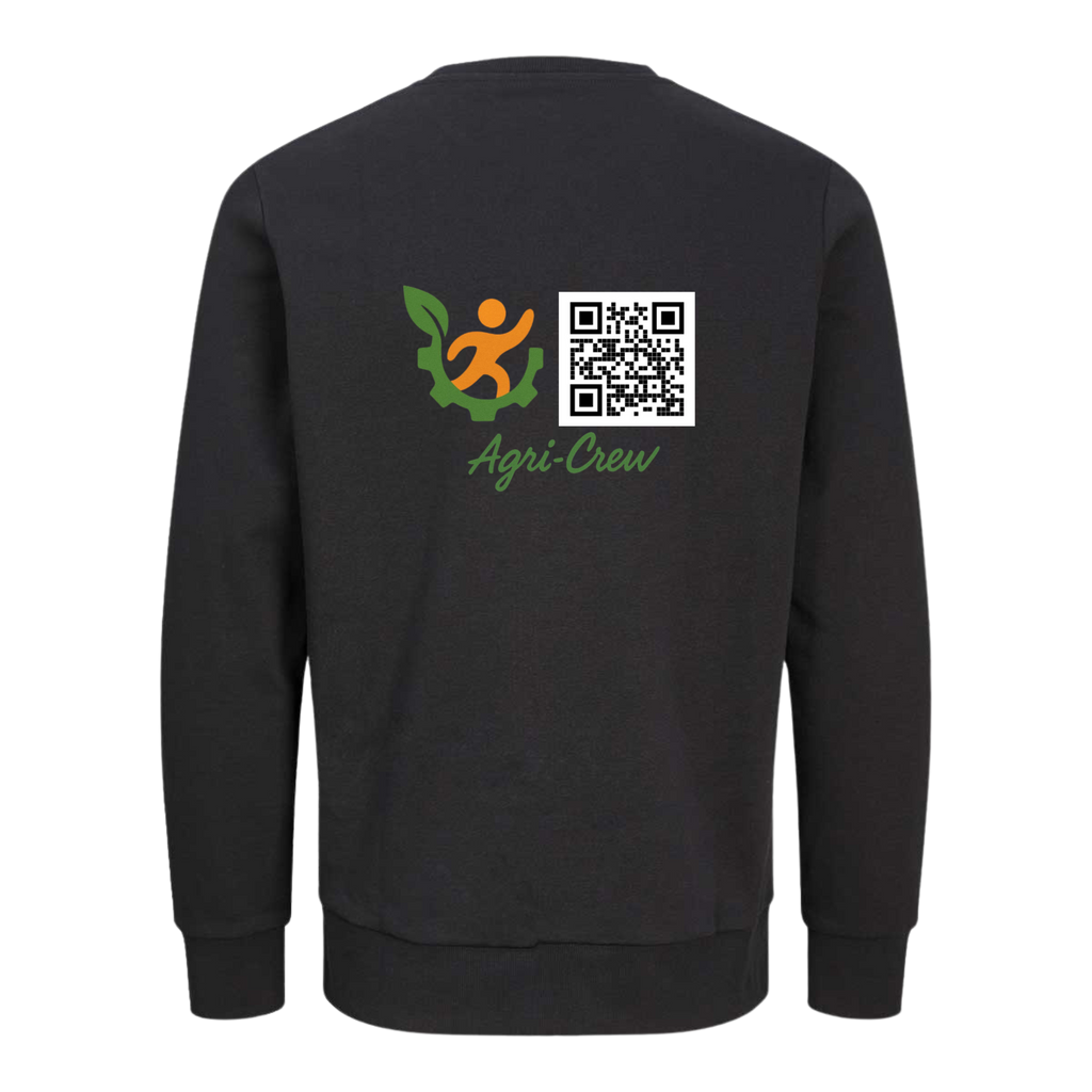 Agri Crew Sweatshirt "Original" mit Backprint QR+Logo