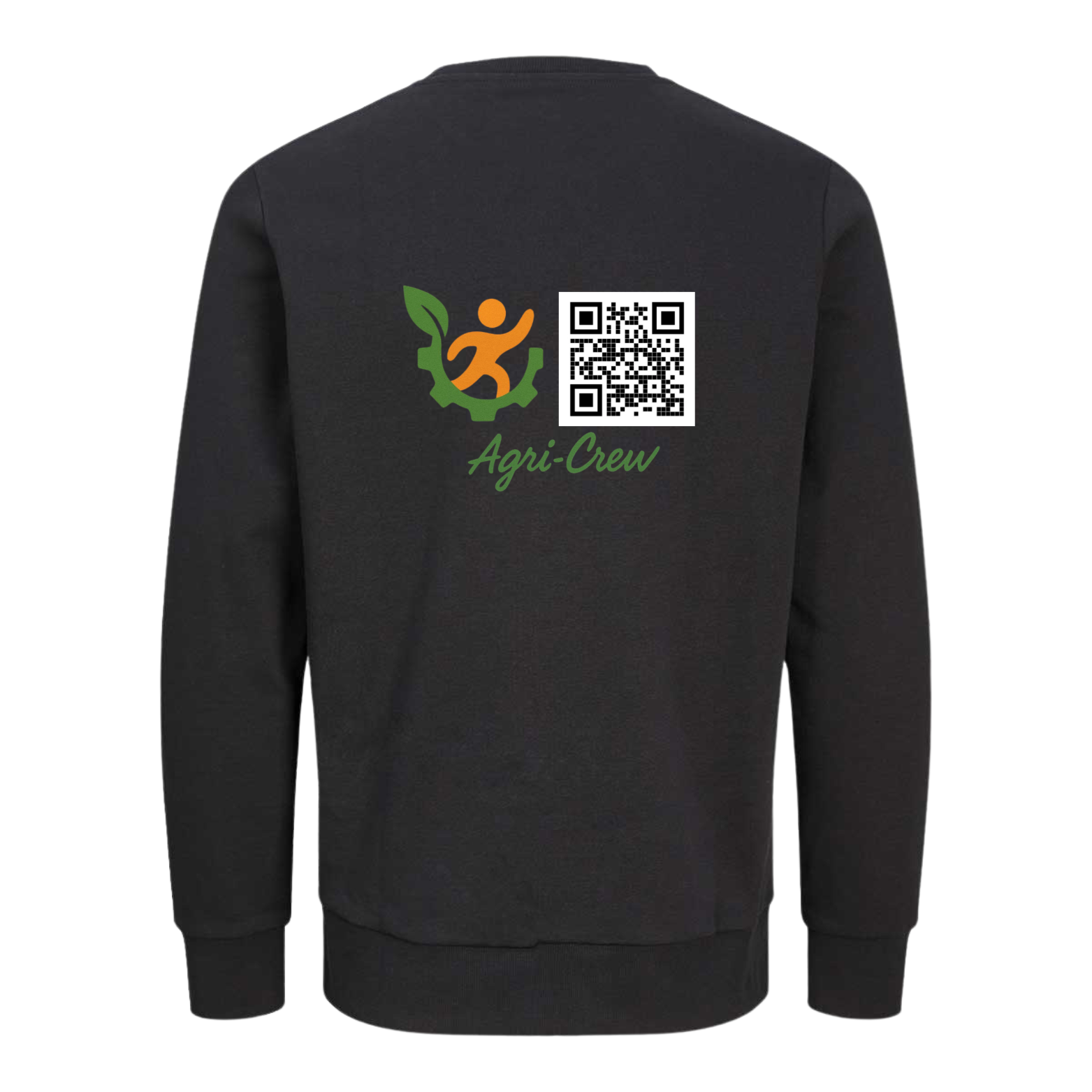 Agri Crew Sweatshirt "Original" mit Backprint QR+Logo