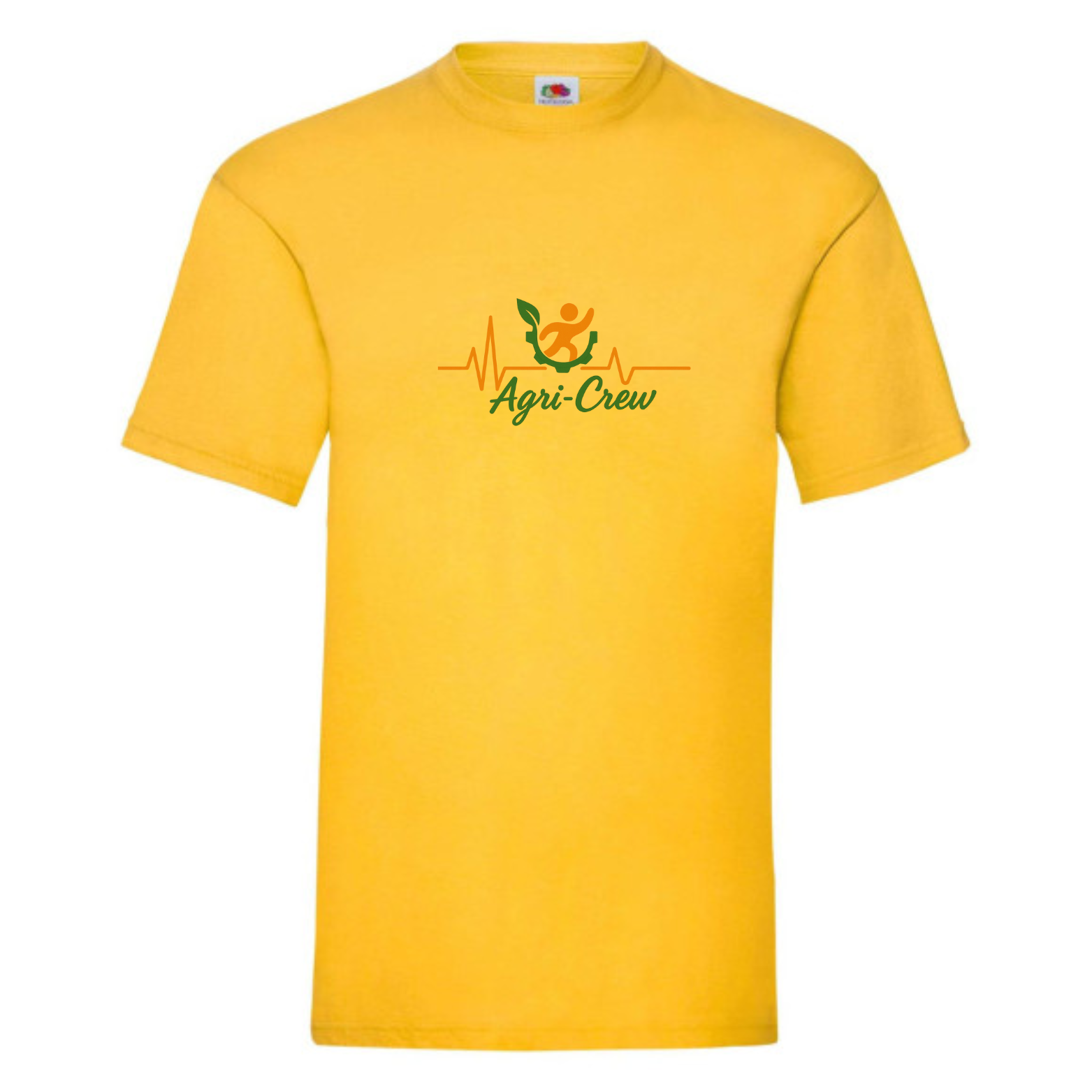 Agri Crew T-shirt "Herzschlag" Backprint Symbole