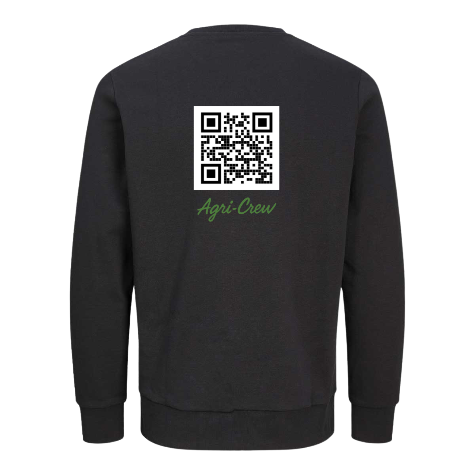 Agri Crew Sweatshirt "Original" mit Backprint QR+Schrift