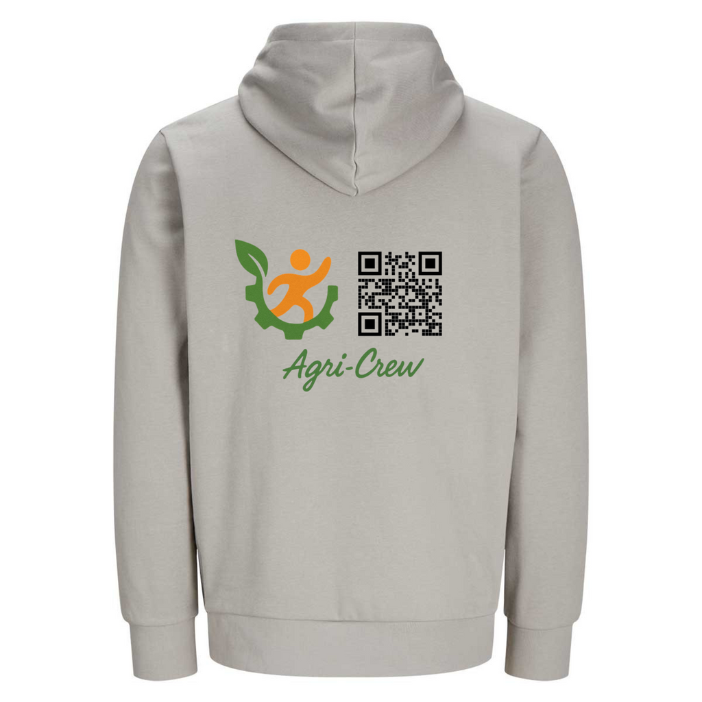 Agri - Crew Hoodie "Original" ink. QR-Code