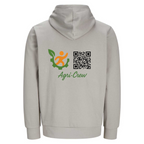 Agri - Crew Hoodie "Original" ink. QR-Code