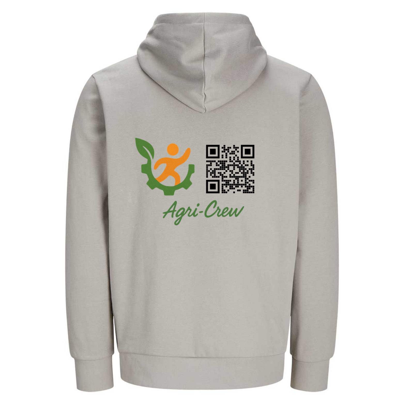 Agri - Crew Hoodie "Original" ink. QR-Code