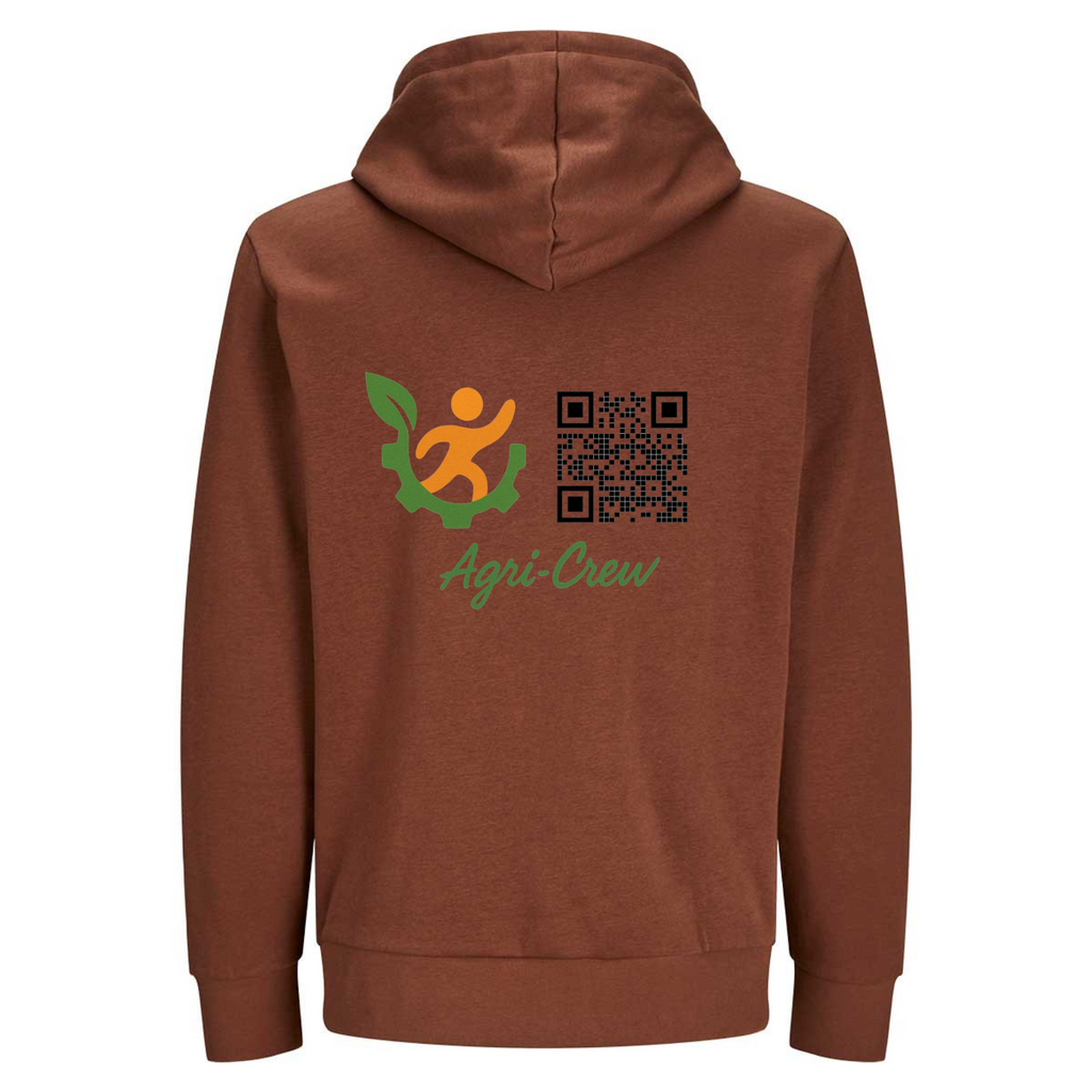 Agri - Crew Hoodie "Original" ink. QR-Code