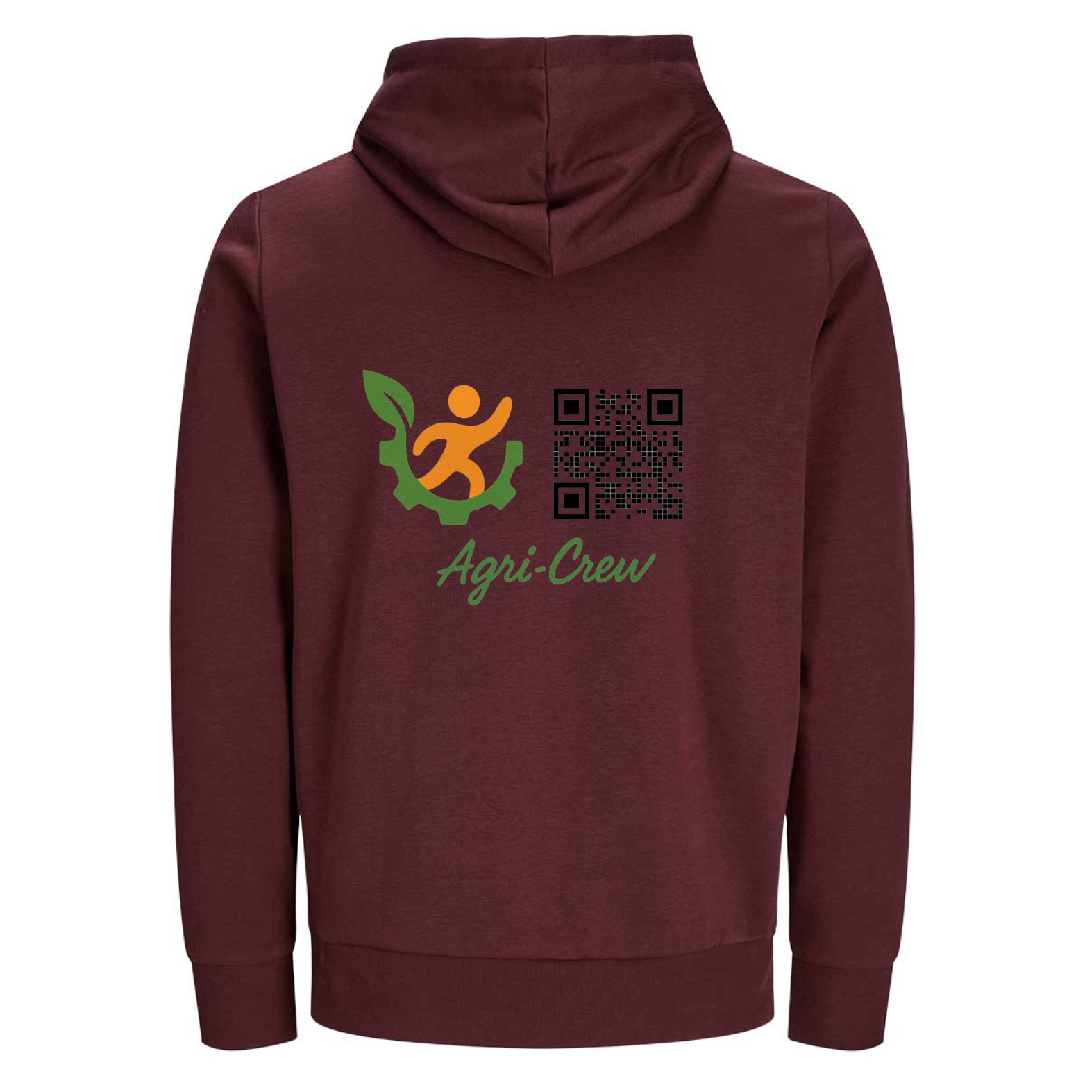 Agri - Crew Hoodie "Original" ink. QR-Code