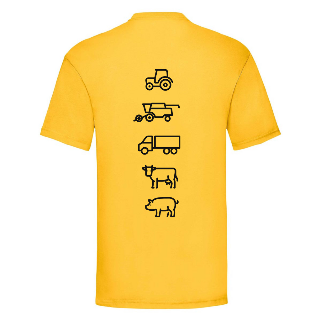 Agri Crew T-shirt "Original" Backprint Symbole