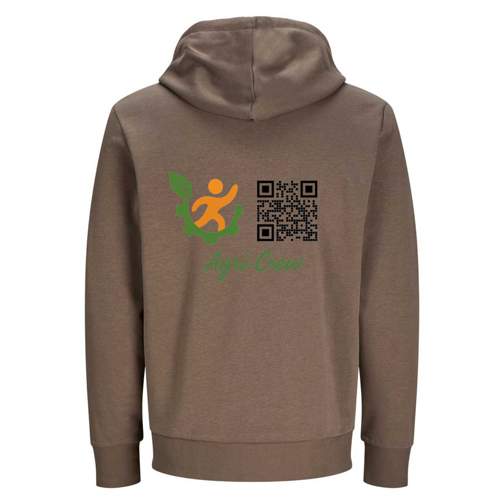 Agri - Crew Hoodie "Original" ink. QR-Code