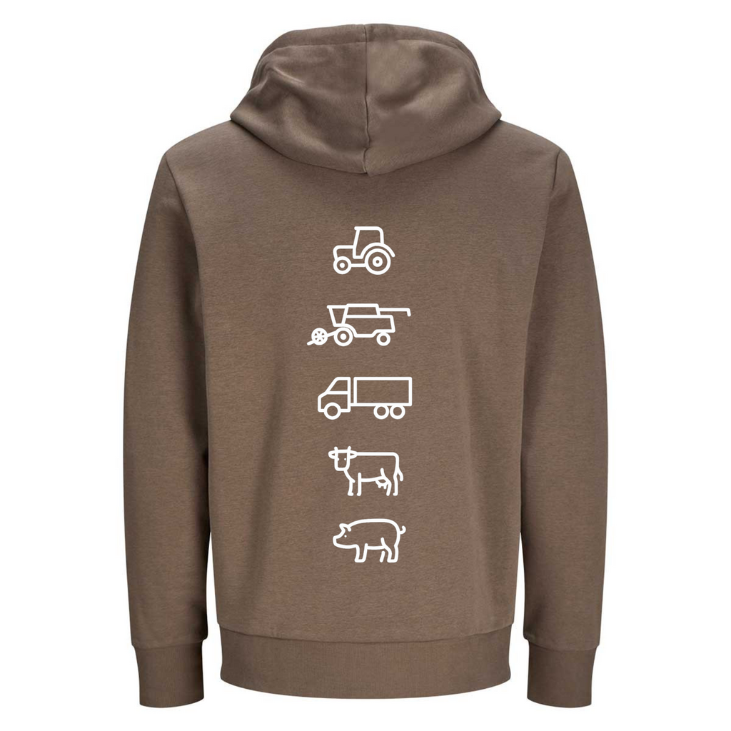 Agri - Crew Hoodie "Original" Backprint Symbole