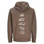 Agri - Crew Hoodie "Original" Backprint Symbole