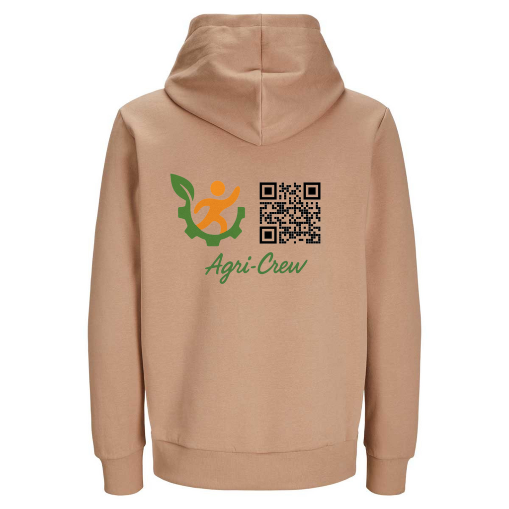 Agri - Crew Hoodie "Original" ink. QR-Code