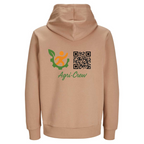 Agri - Crew Hoodie "Original" ink. QR-Code