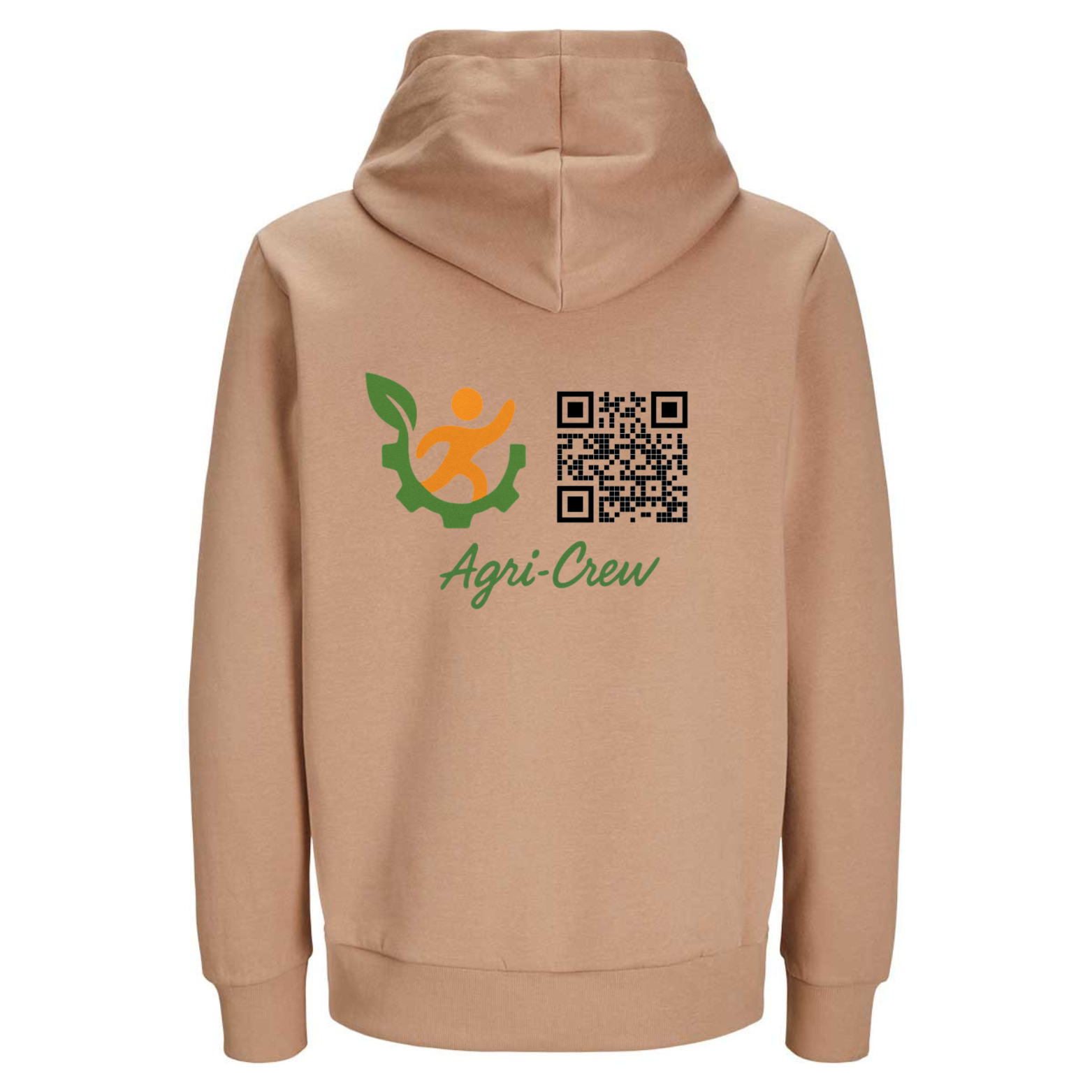 Agri - Crew Hoodie "Original" ink. QR-Code