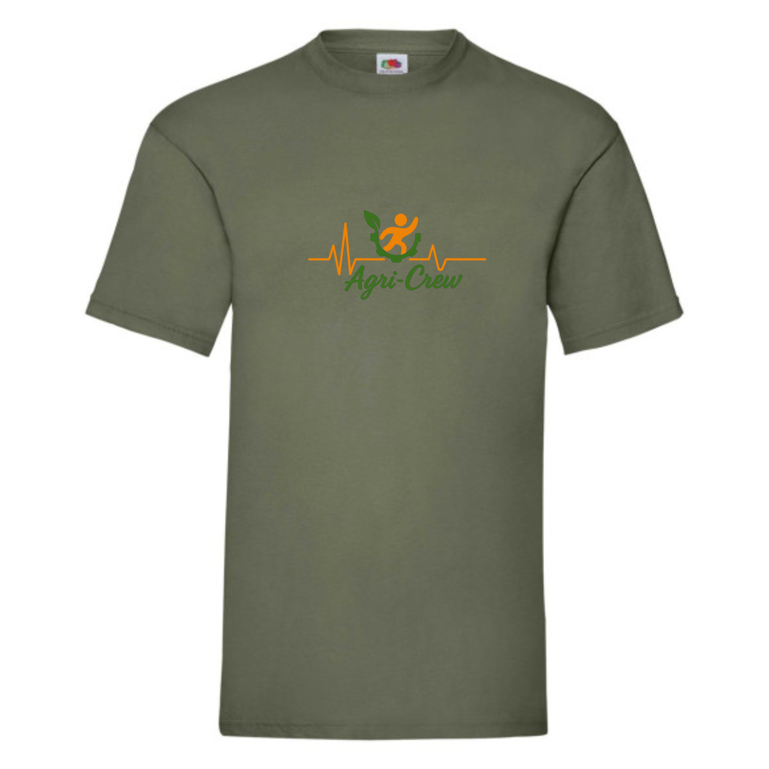 Agri Crew T-shirt "Herzschlag" Backprint Symbole