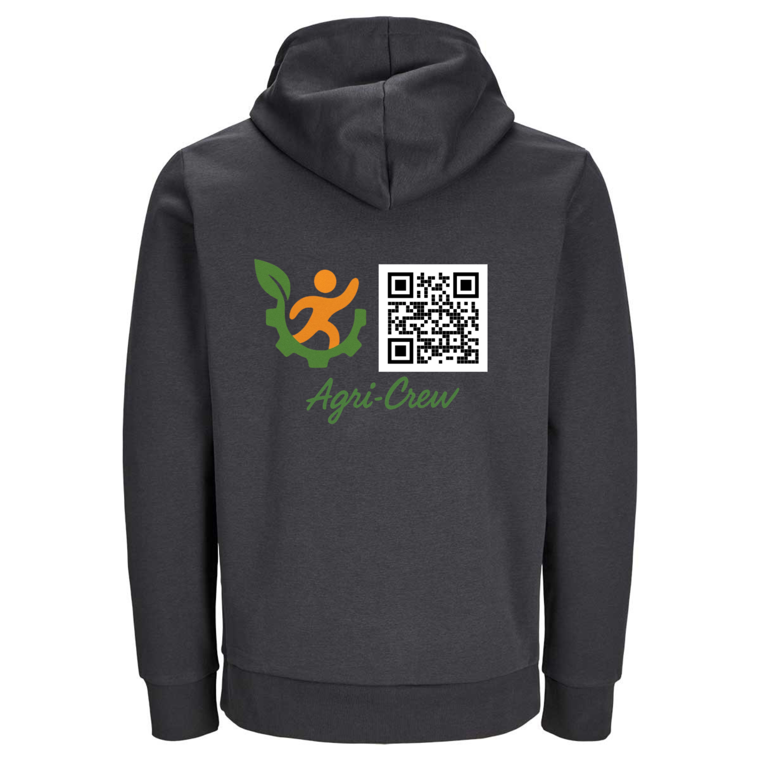 Agri - Crew Hoodie "Original" ink. QR-Code