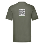 Agri Crew T-shirt "Herzschlag" Backprint QR+Text