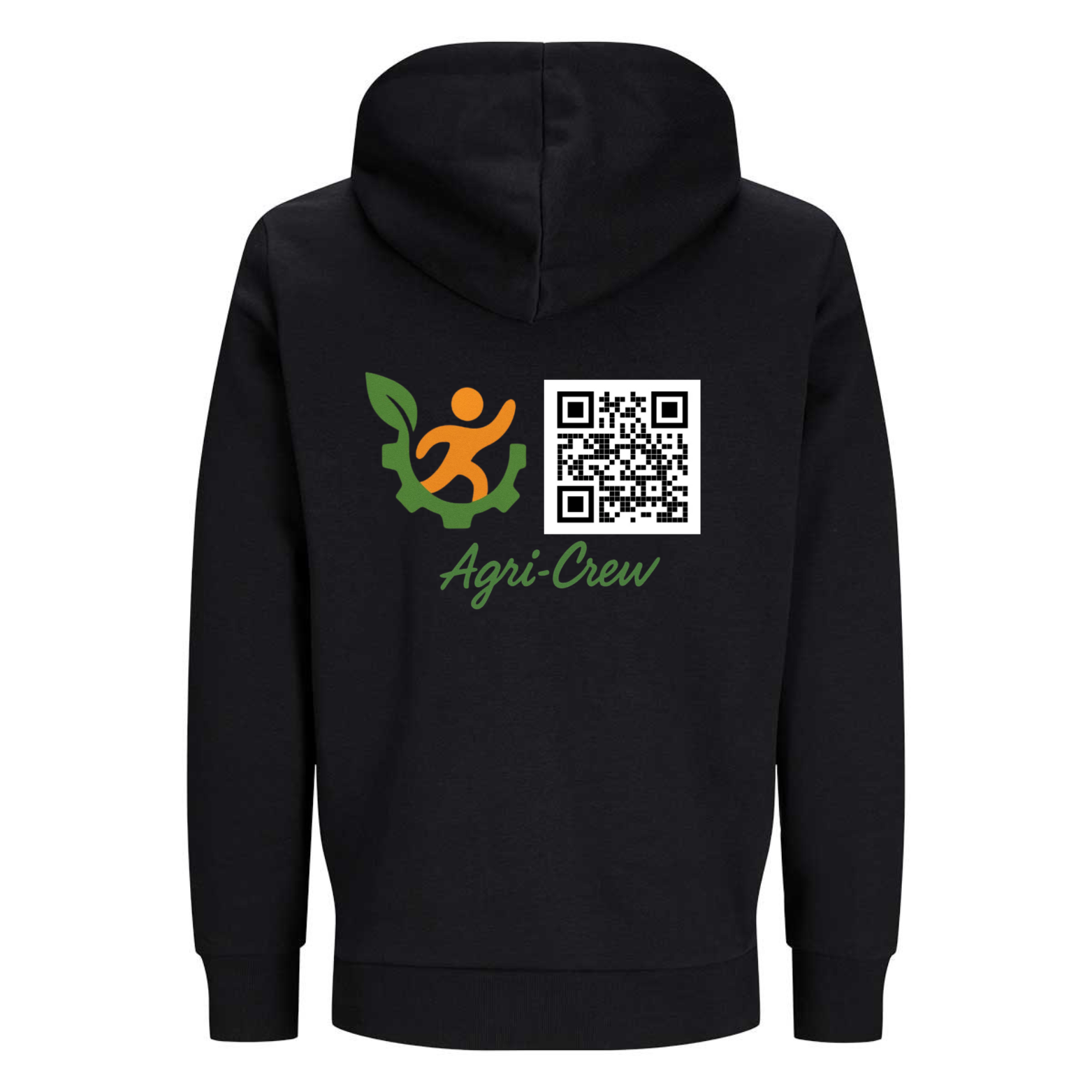 Agri - Crew Hoodie "Original" ink. QR-Code