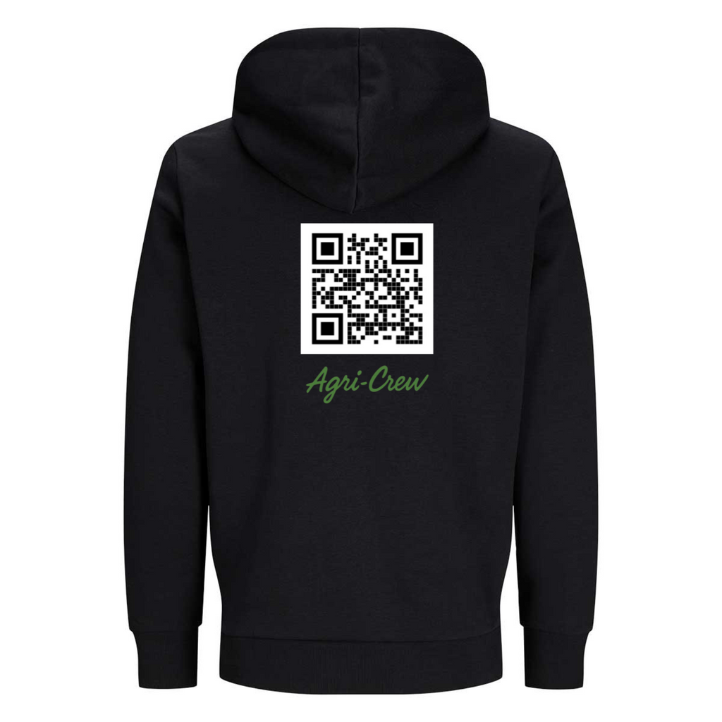 Agri - Crew Hoodie "Original" QR-Code Schriftzug