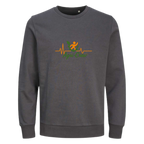 Agri Crew Sweatshirt "Herzschlag" mit Backprint QR+Logo