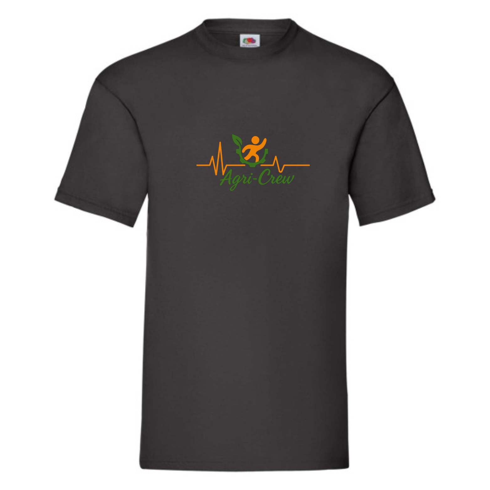 Agri Crew T-shirt "Herzschlag" Backprint Symbole