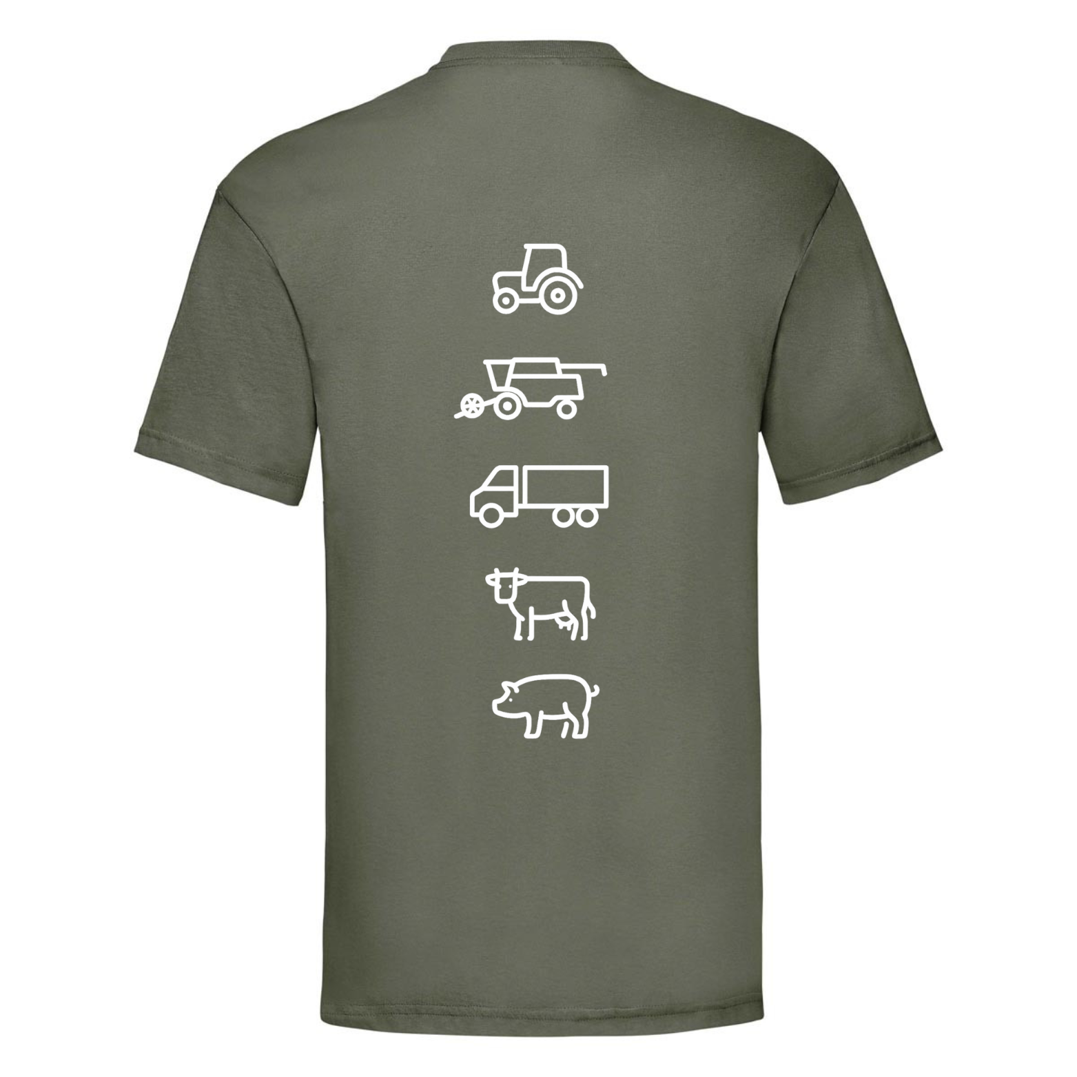 Agri Crew T-shirt "Original" Backprint Symbole