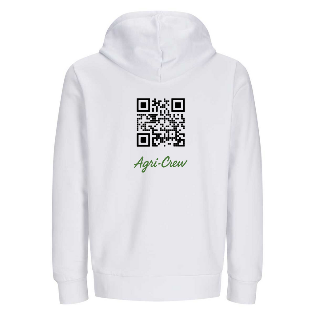 Agri - Crew Hoodie "Original" QR-Code Schriftzug