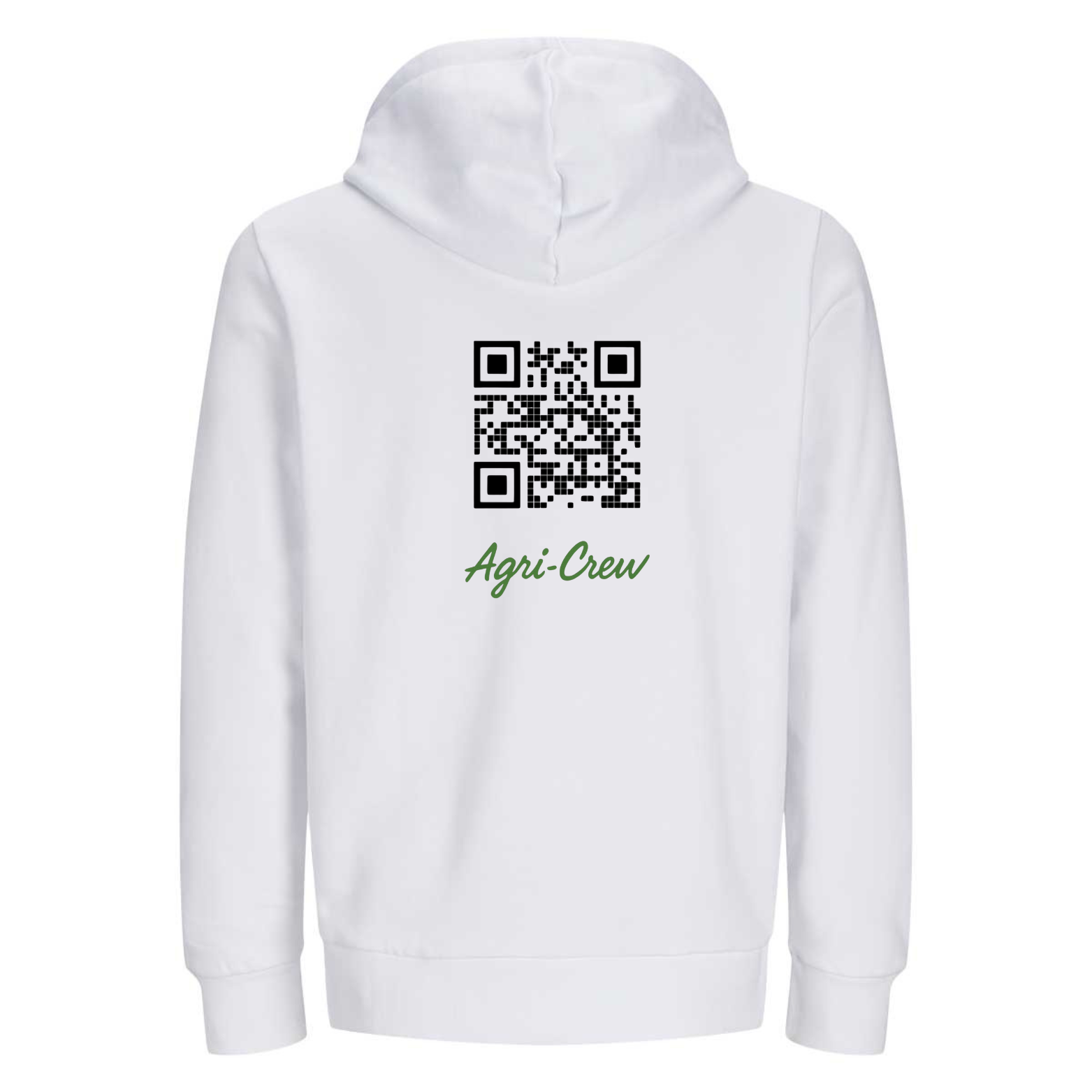 Agri - Crew Hoodie "Original" QR-Code Schriftzug