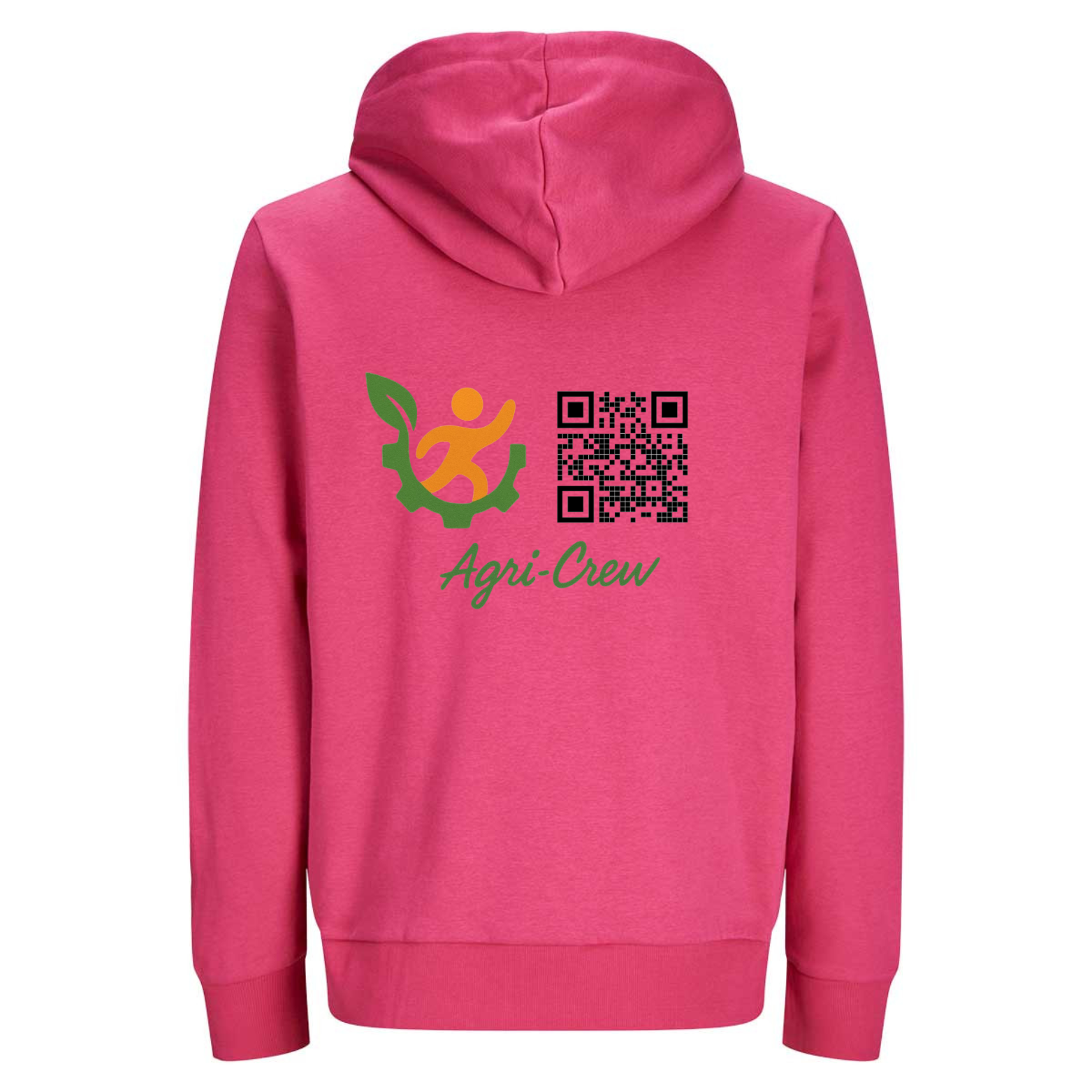 Agri - Crew Hoodie "Original" ink. QR-Code