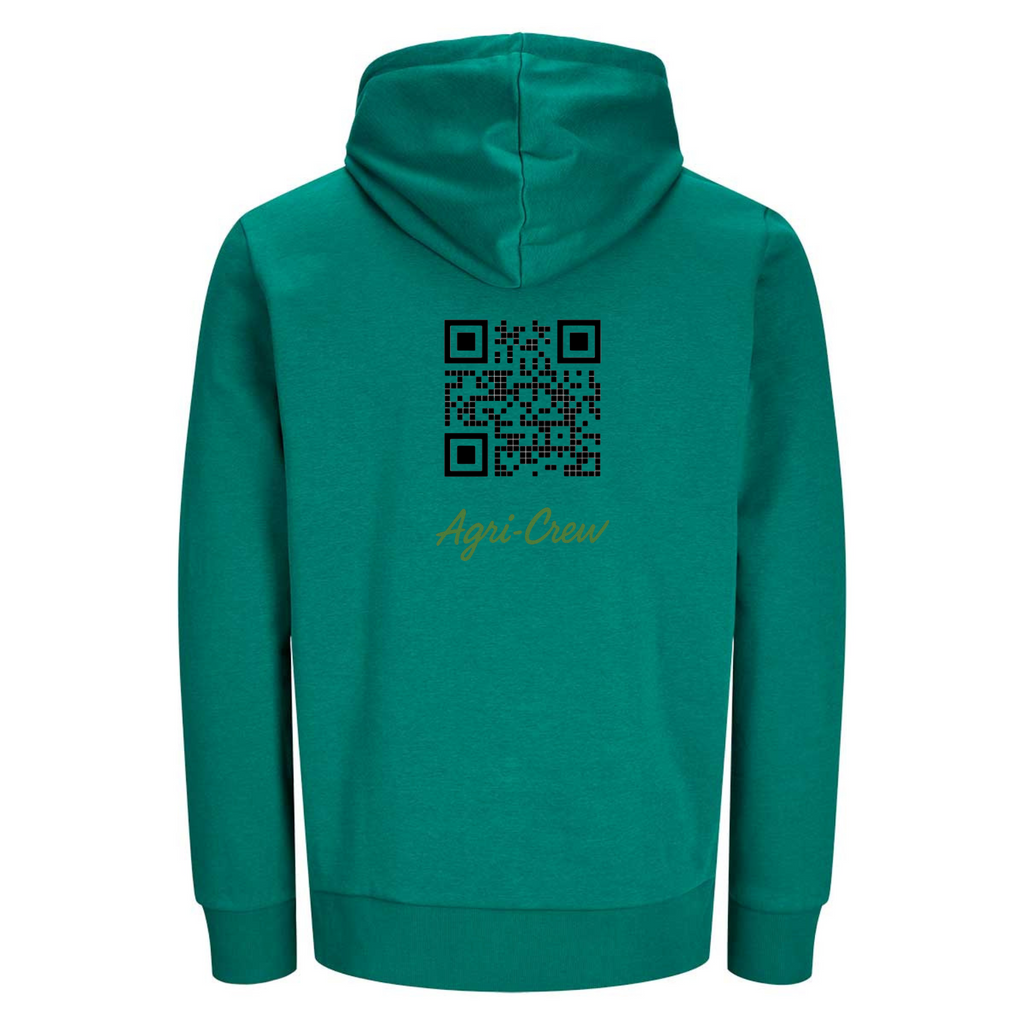 Agri - Crew Hoodie "Original" QR-Code Schriftzug