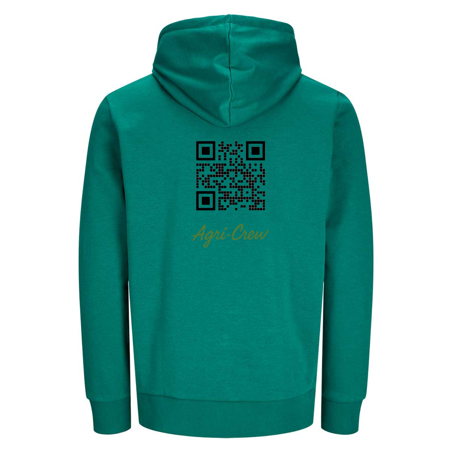 Agri - Crew Hoodie "Original" QR-Code Schriftzug