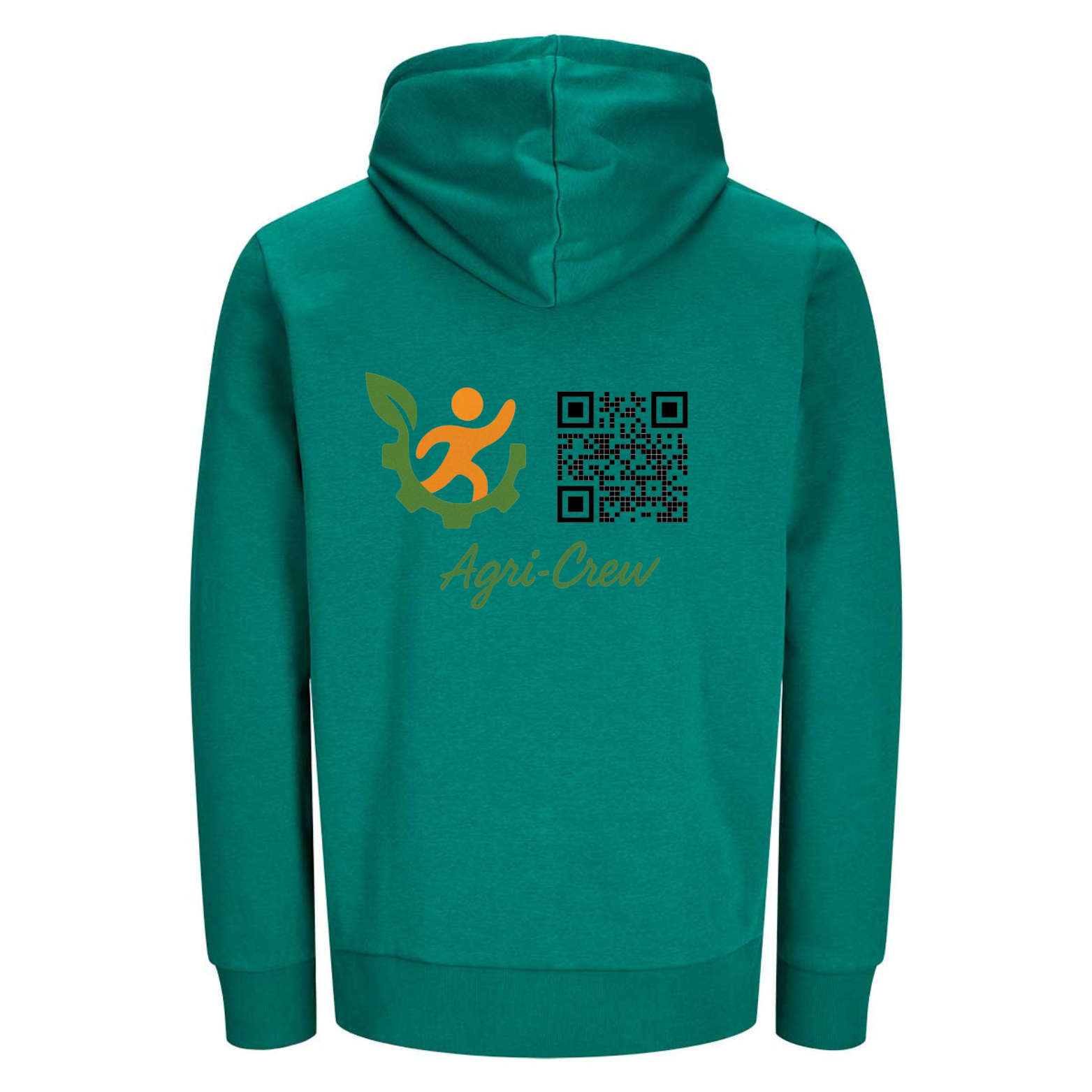 Agri - Crew Hoodie "Original" ink. QR-Code