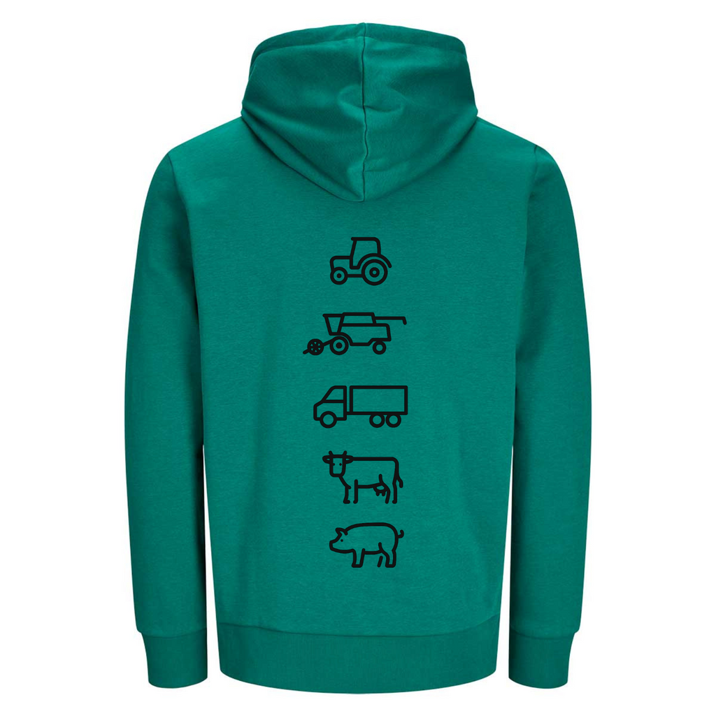 Agri - Crew Hoodie "Original" Backprint Symbole