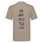 Agri Crew T-shirt "Original" Backprint Symbole
