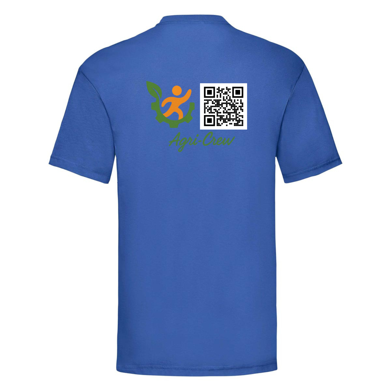 Agri Crew T-shirt "Herzschlag" Backprint QR+Logo