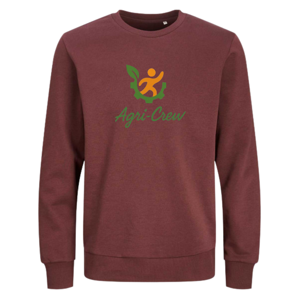Agri Crew Sweatshirt "Original" mit Backprint QR+Schrift