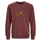 Agri Crew Sweatshirt "Herzschlag" mit Backprint QR+Logo