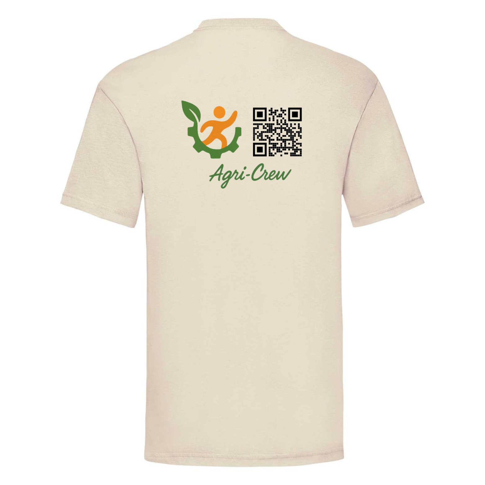 Agri Crew T-shirt "Herzschlag" Backprint QR+Logo