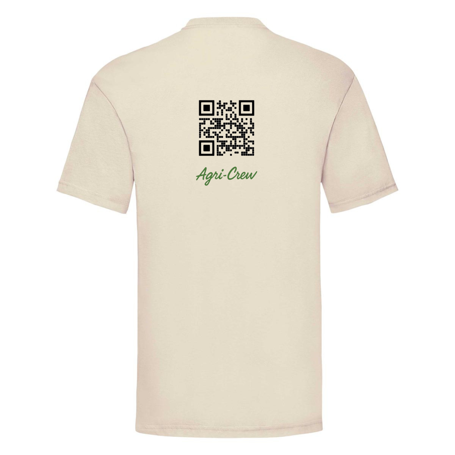 Agri Crew T-shirt "Original" Backprint QR+Agri Crew