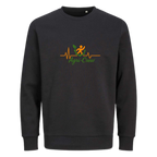 Agri Crew Sweatshirt "Herzschlag" mit Backprint QR+Logo
