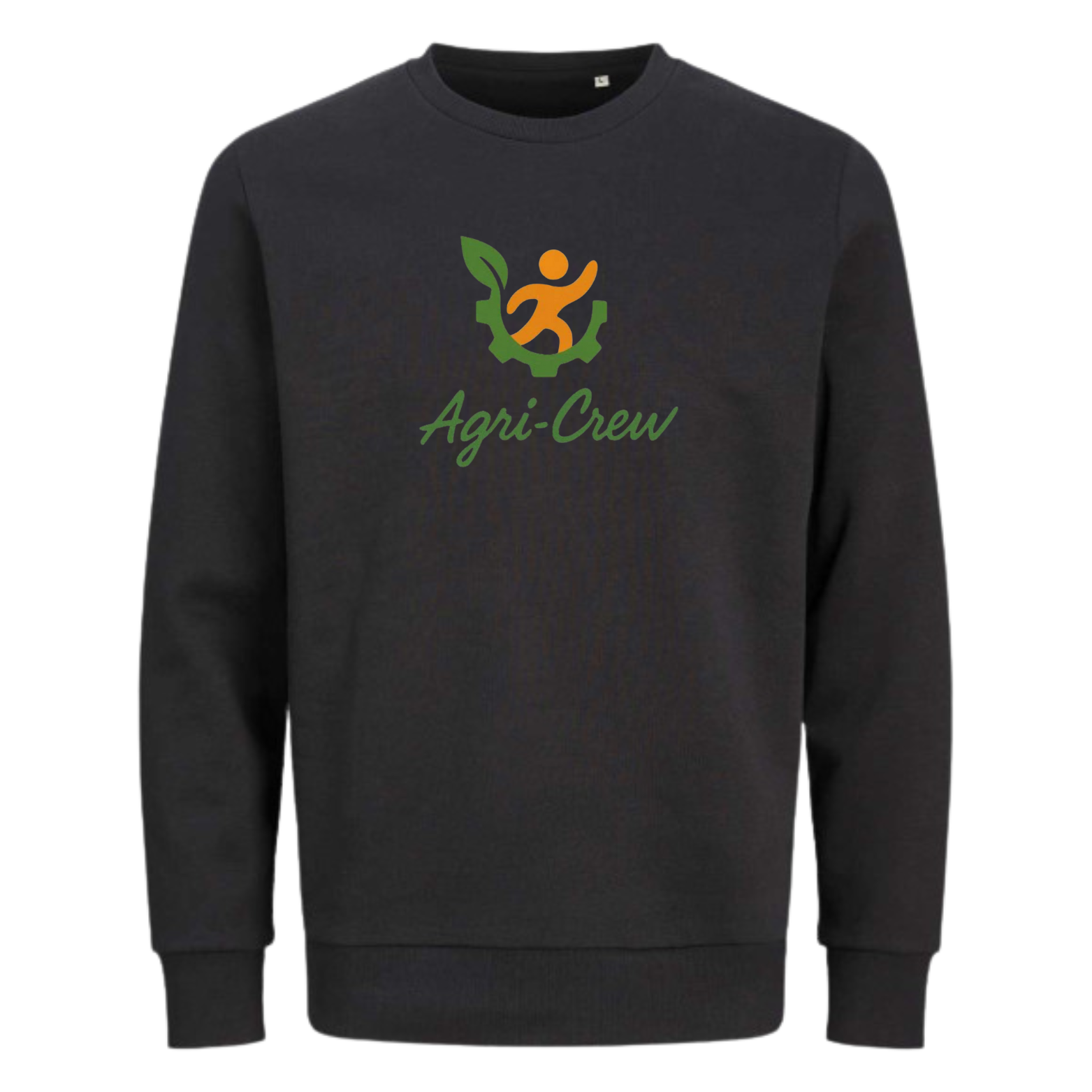 Agri Crew Sweatshirt "Original" mit Backprint QR+Schrift
