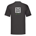 Agri Crew T-shirt "Herzschlag" Backprint QR+Text