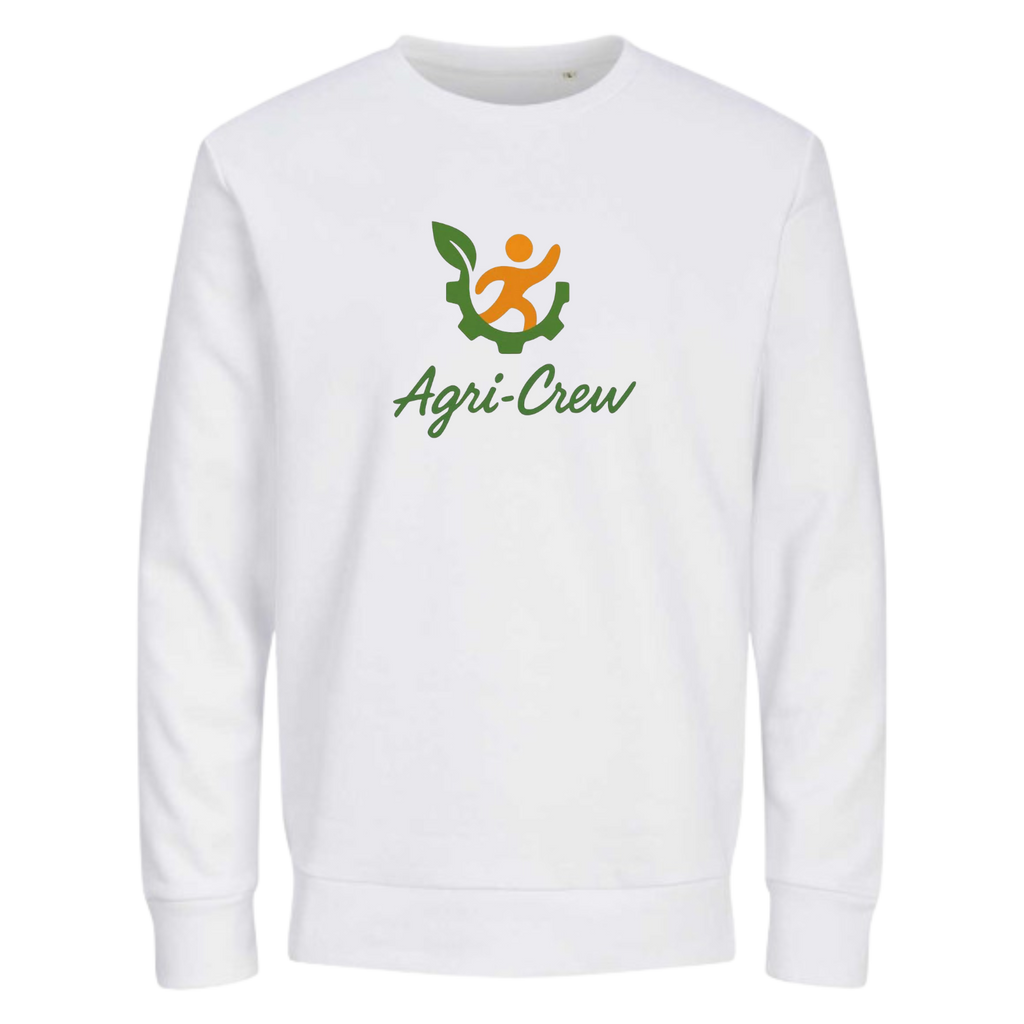 Agri Crew Sweatshirt "Original" mit Backprint QR+Schrift