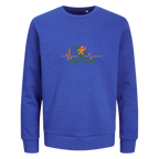 Agri Crew Sweatshirt "Herzschlag" mit Backprint QR+Logo