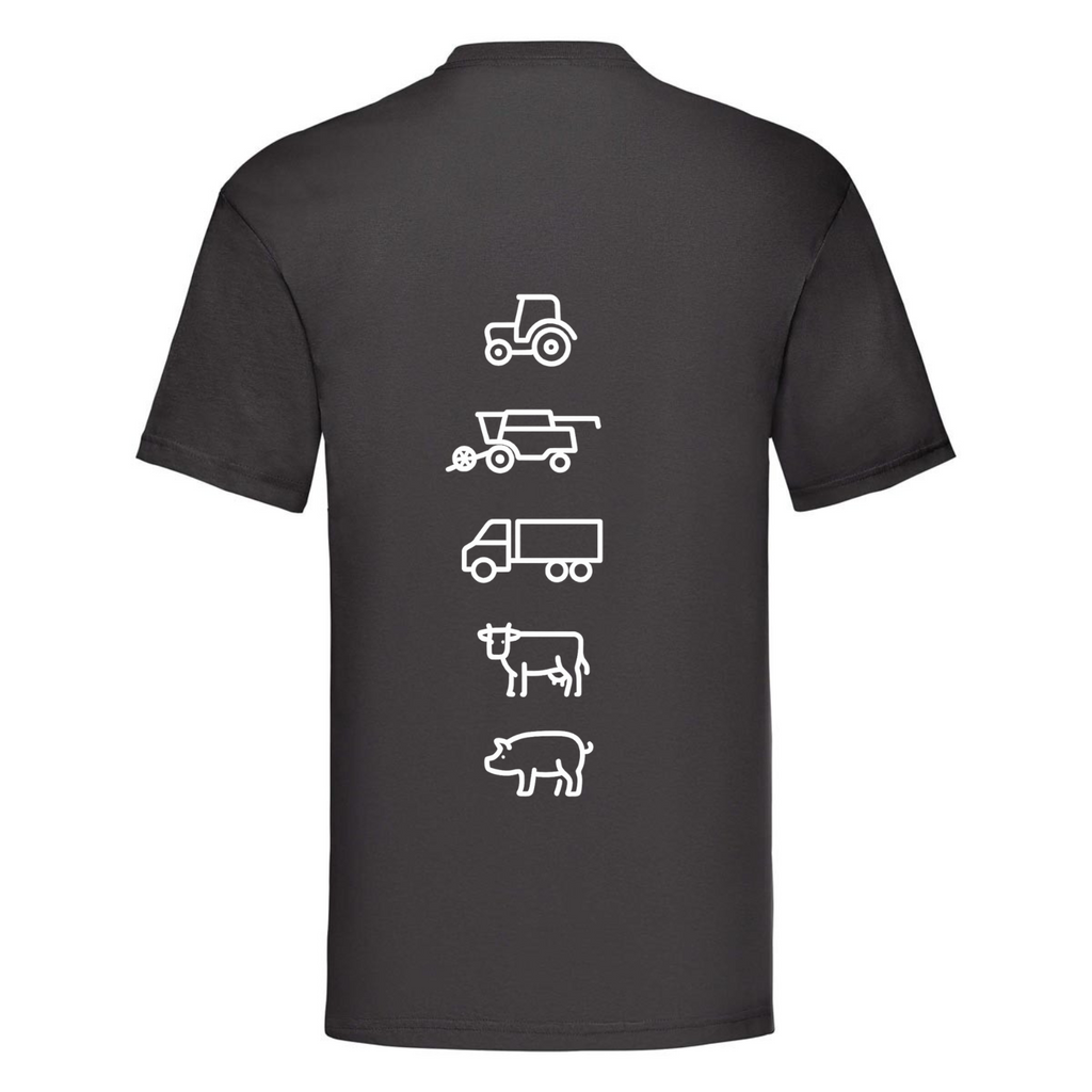 Agri Crew T-shirt "Original" Backprint Symbole