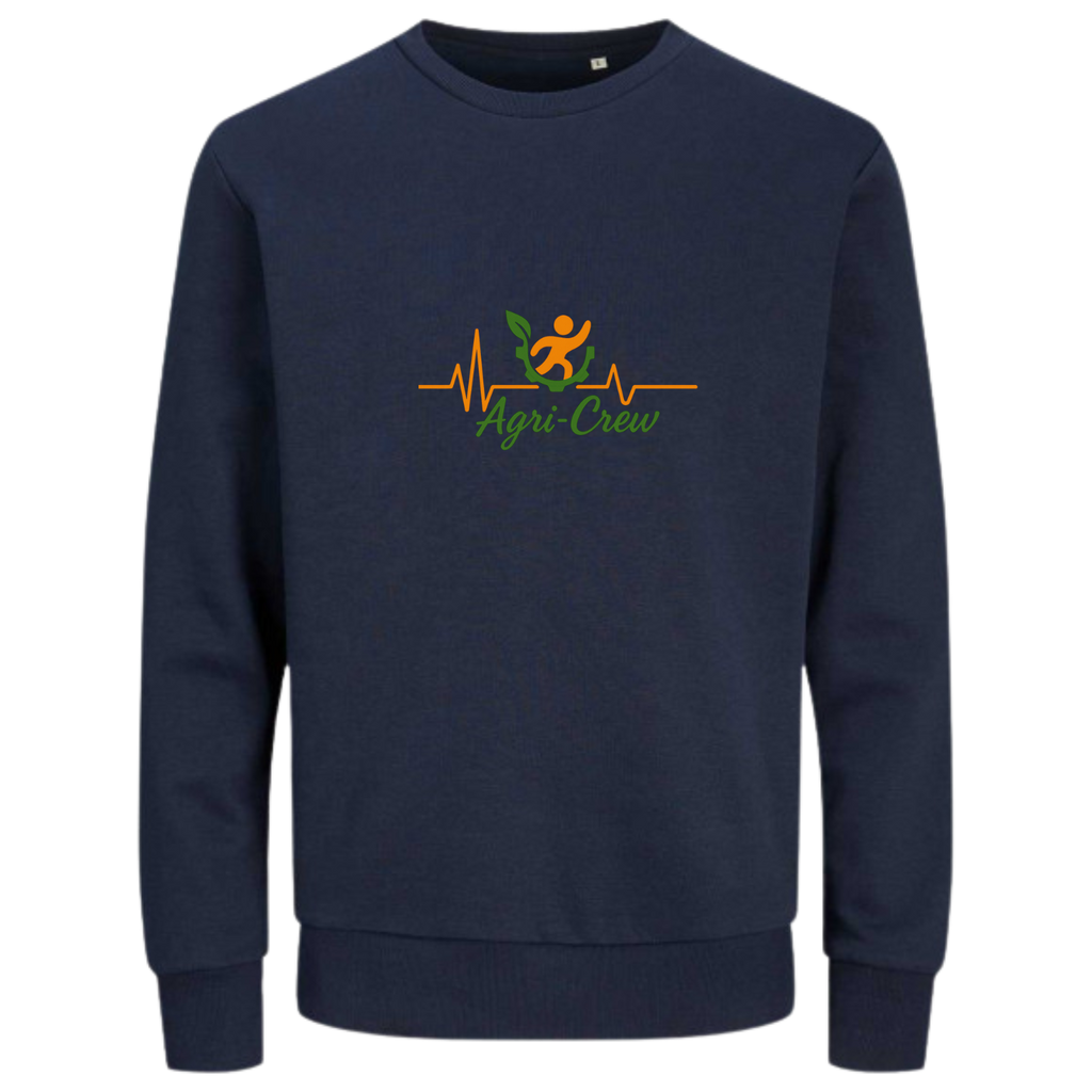 Agri Crew Sweatshirt "Herzschlag" mit Symbolen