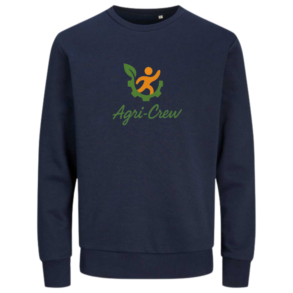 Agri Crew Sweatshirt "Original" mit Backprint QR+Schrift