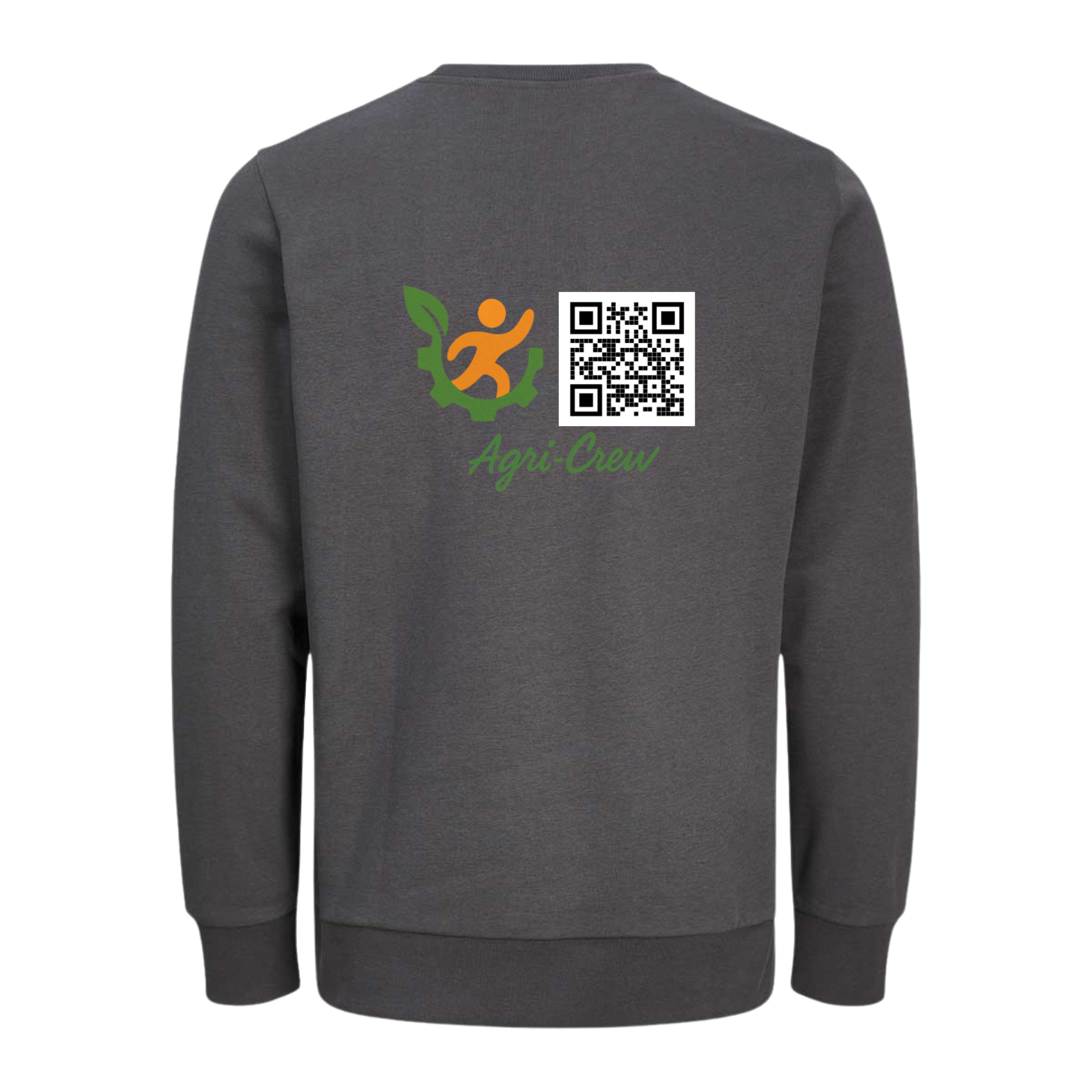 Agri Crew Sweatshirt "Original" mit Backprint QR+Logo
