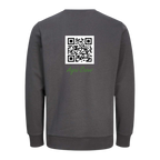 Agri Crew Sweatshirt "Herzschlag" mit Backprint QR+Text