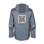 Agri Crew Winterjacke Backprint QR-Code